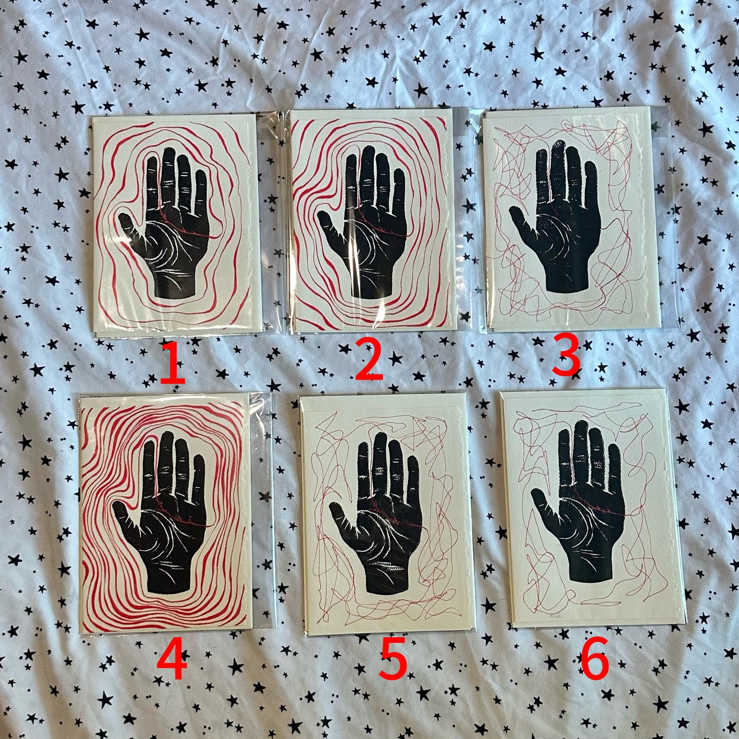 Artist's Heart Line Cards