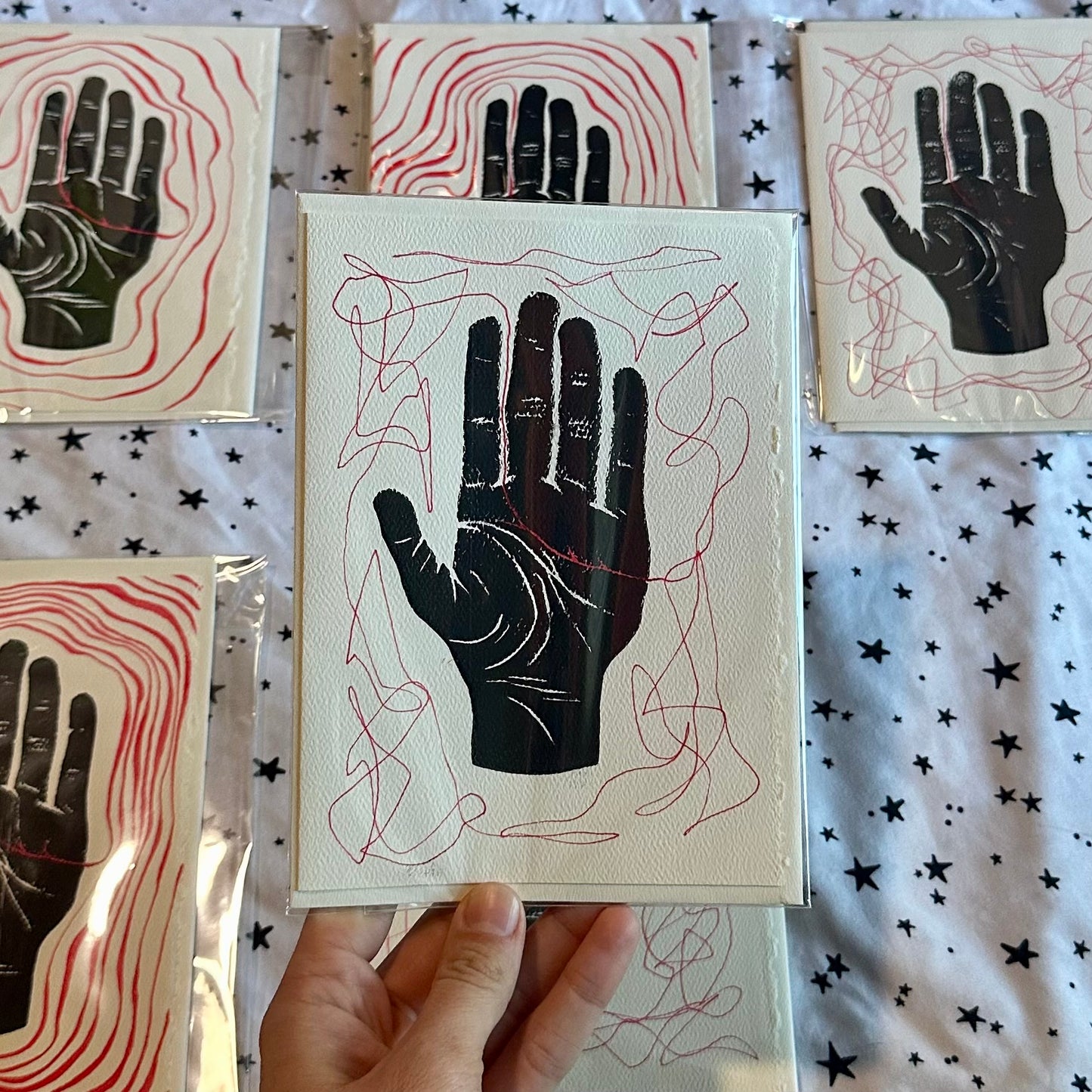 Artist's Heart Line Cards