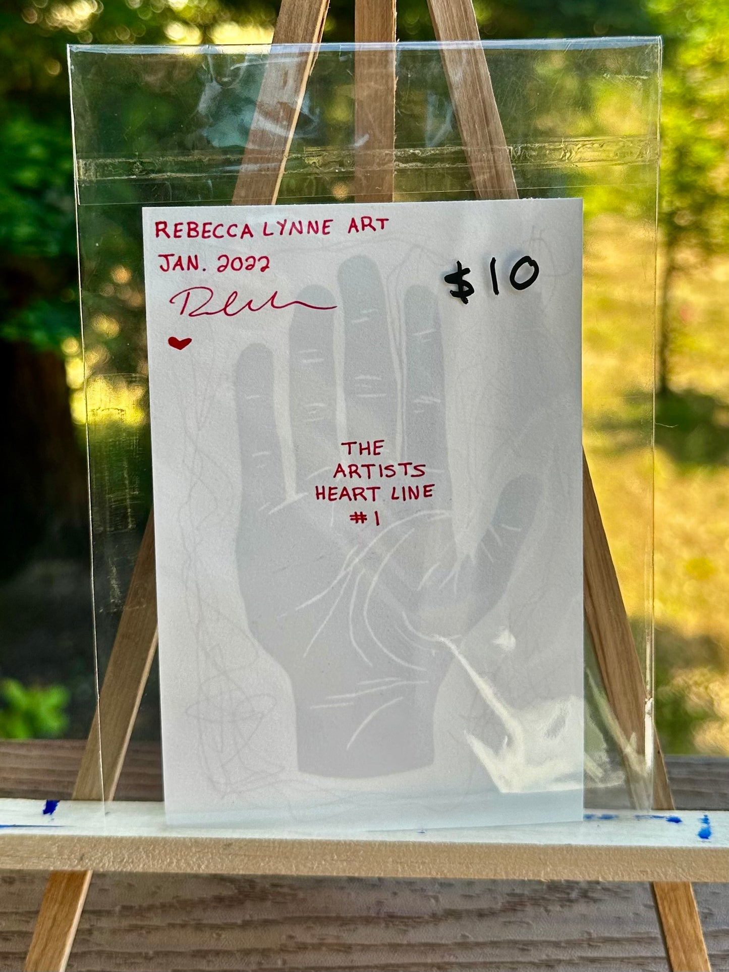 The Artist's Heart Line 1