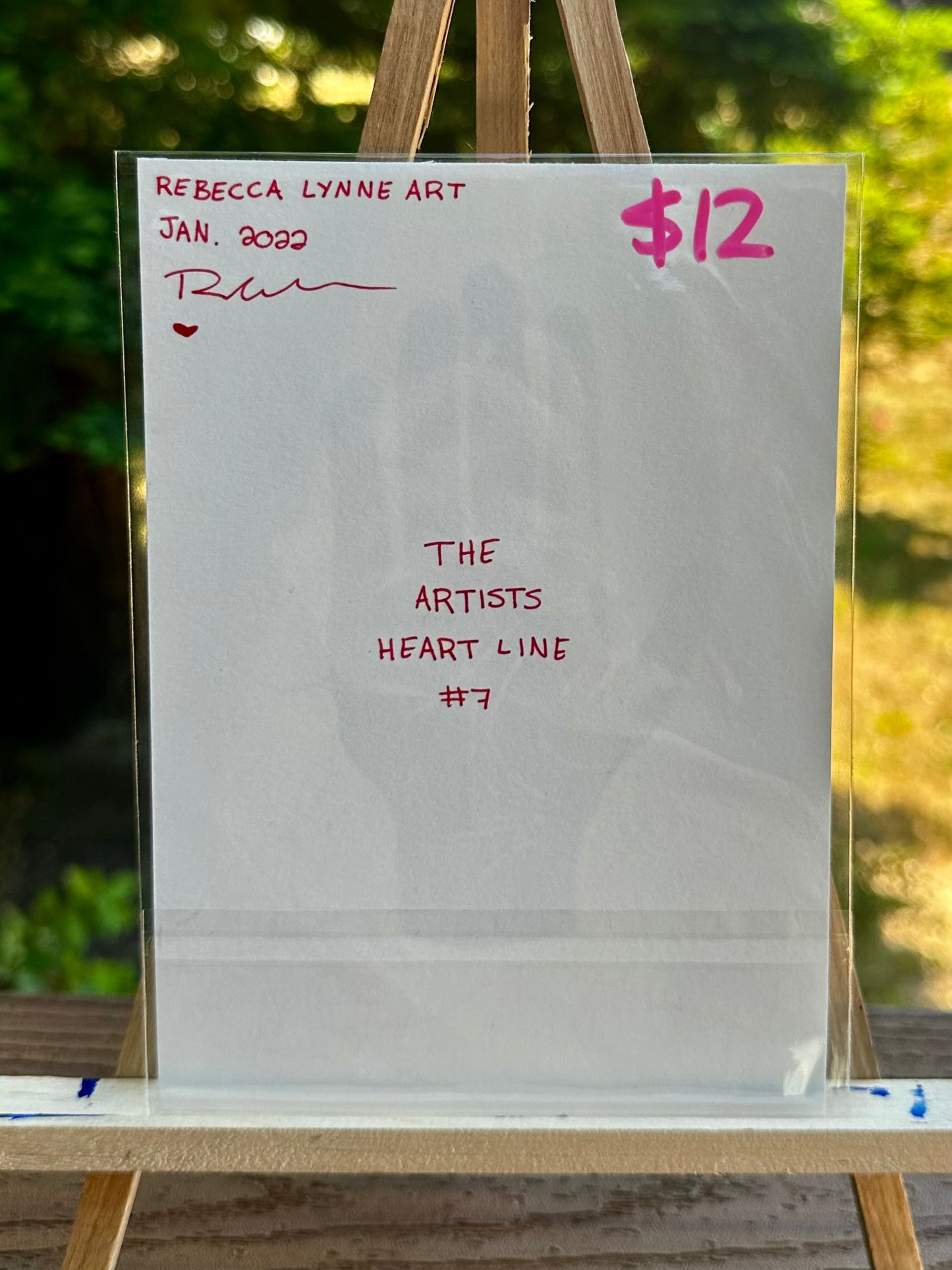 The Artist's Heart Line 7