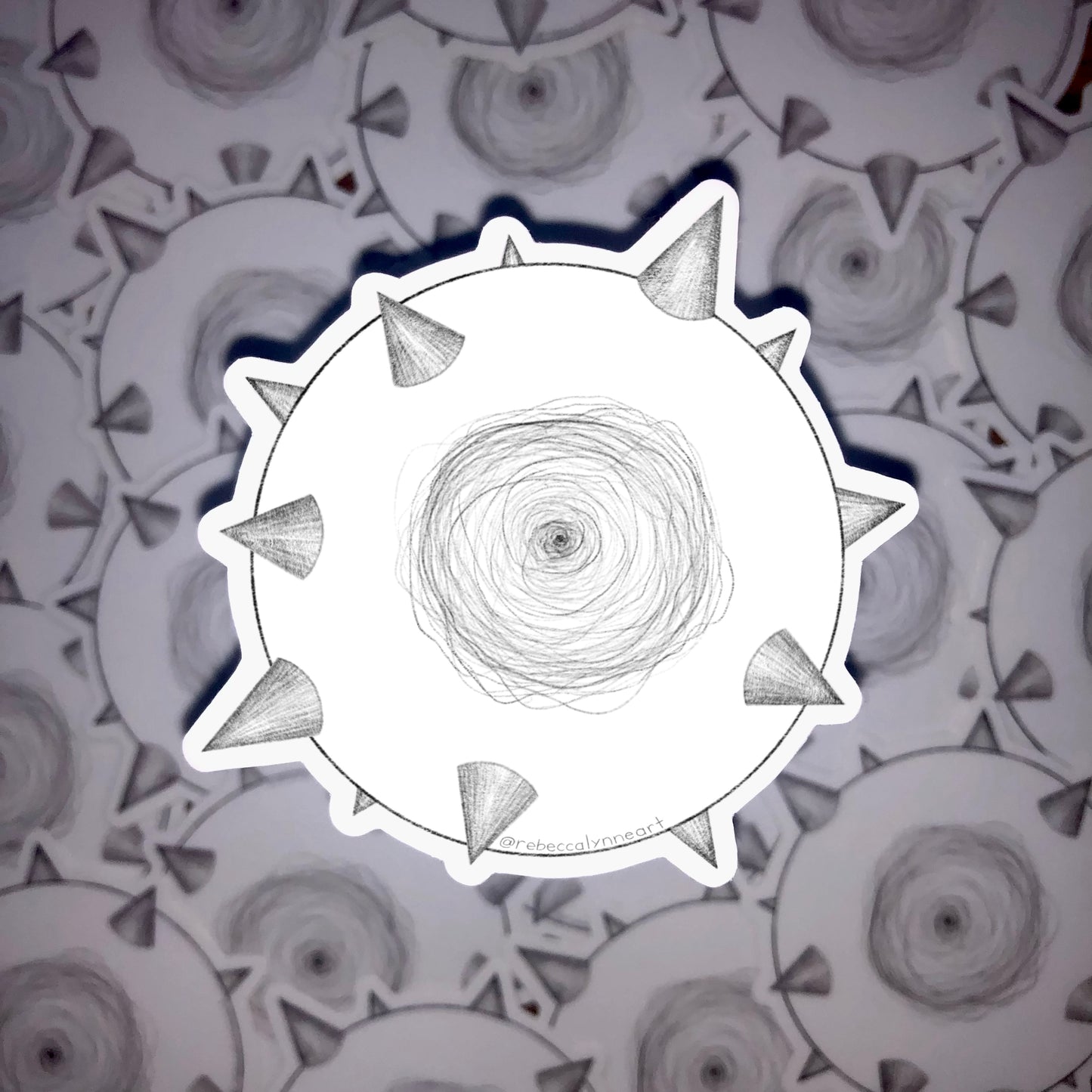 Spiky Eye Sticker