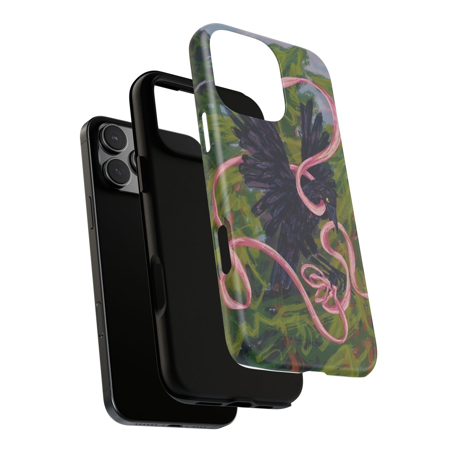 Ribbon Raven Tough Case