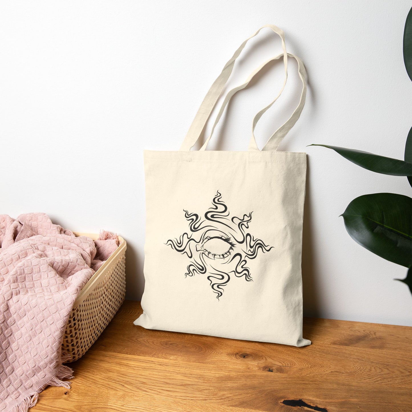 Eye Cotton Tote Bag
