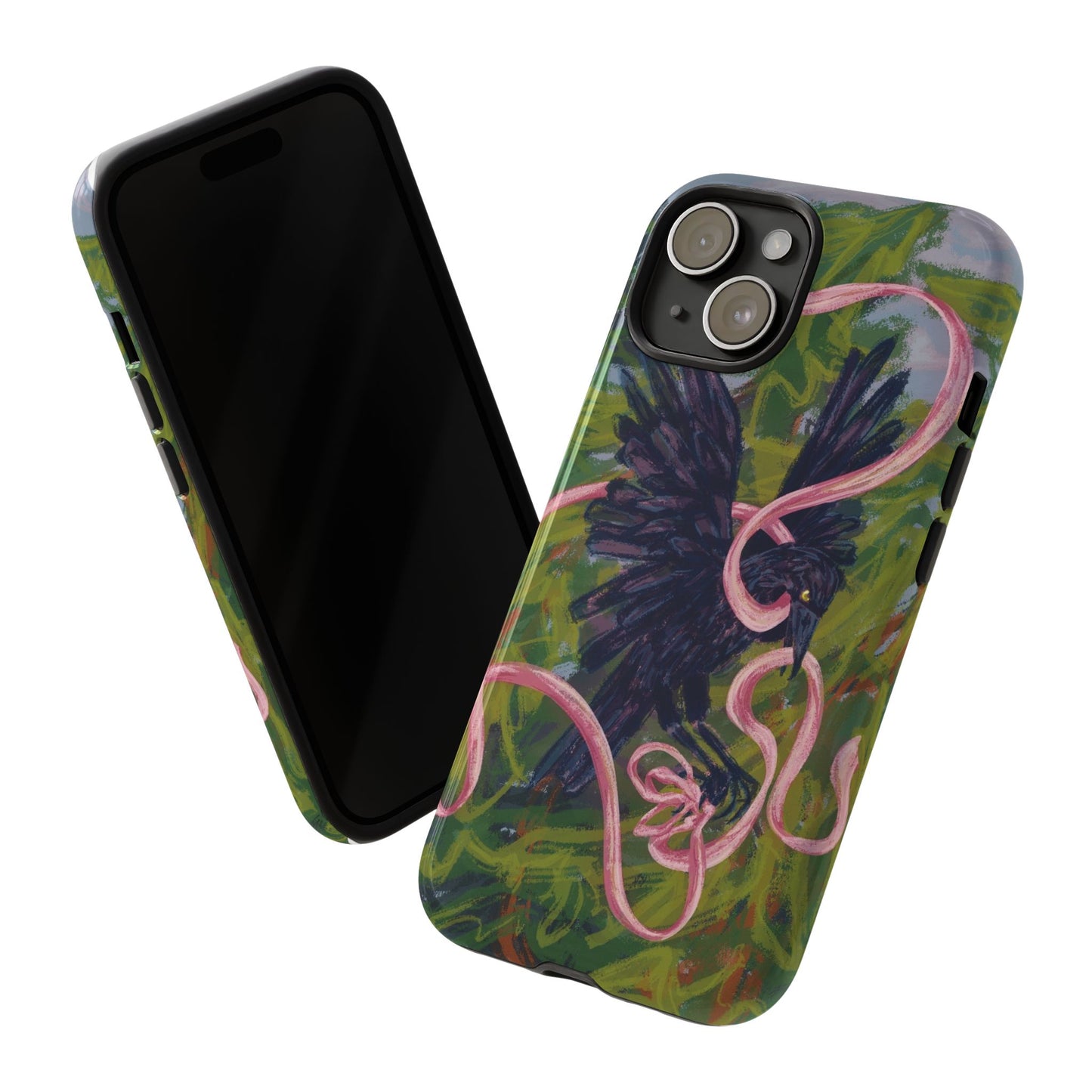 Ribbon Raven Tough Case