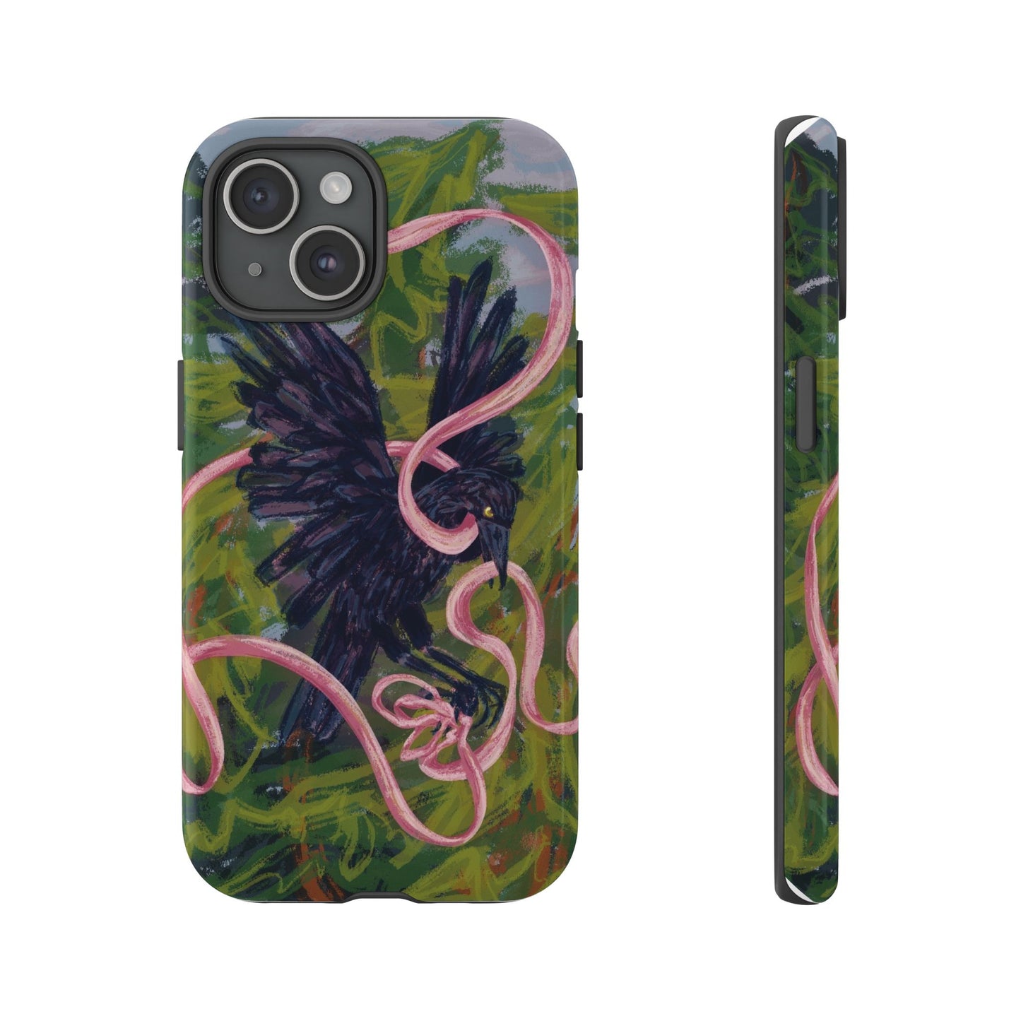 Ribbon Raven Tough Case
