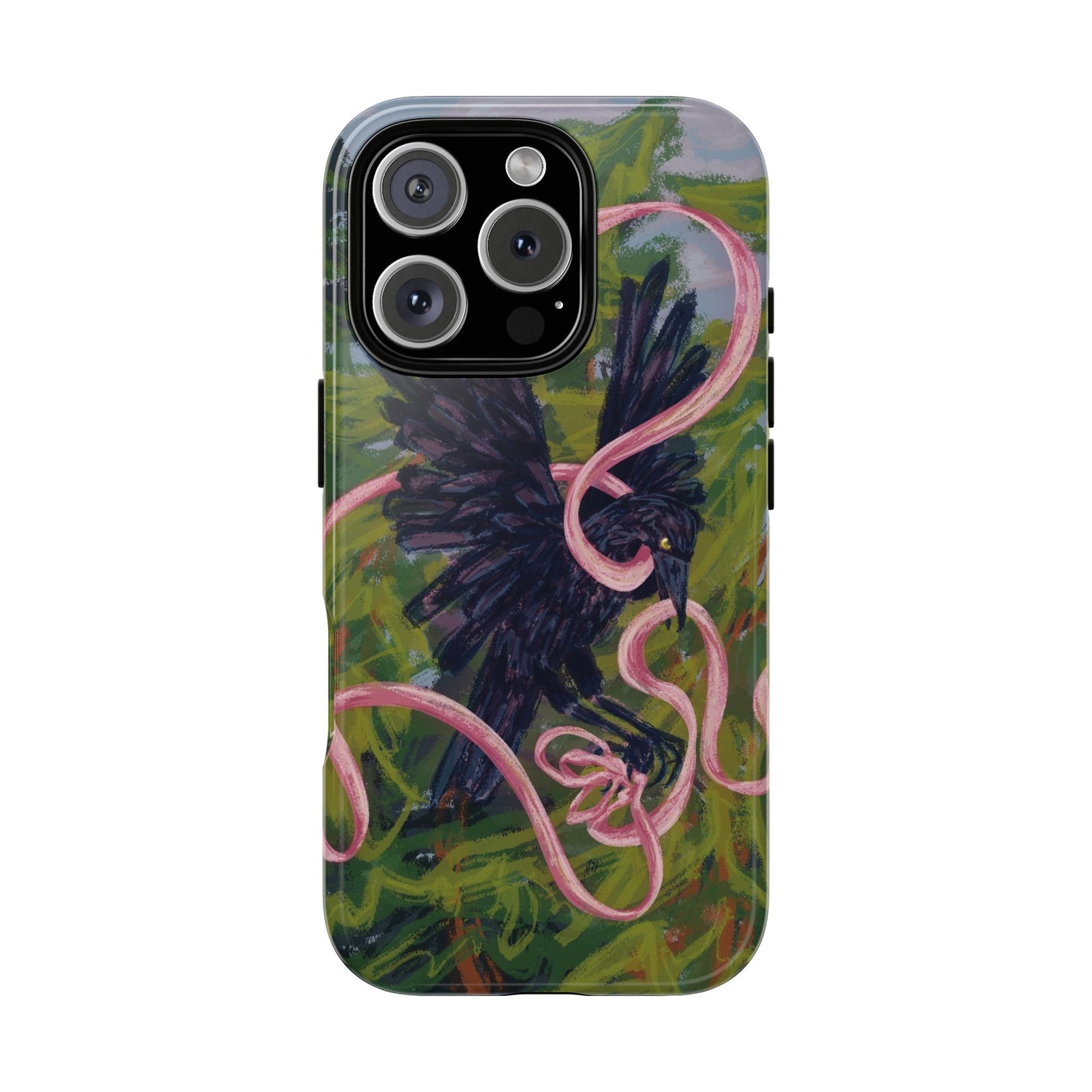 Ribbon Raven Tough Case