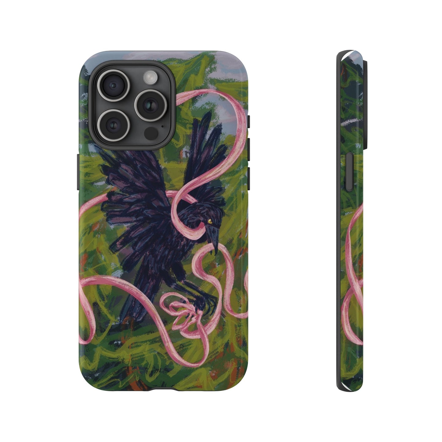 Ribbon Raven Tough Case