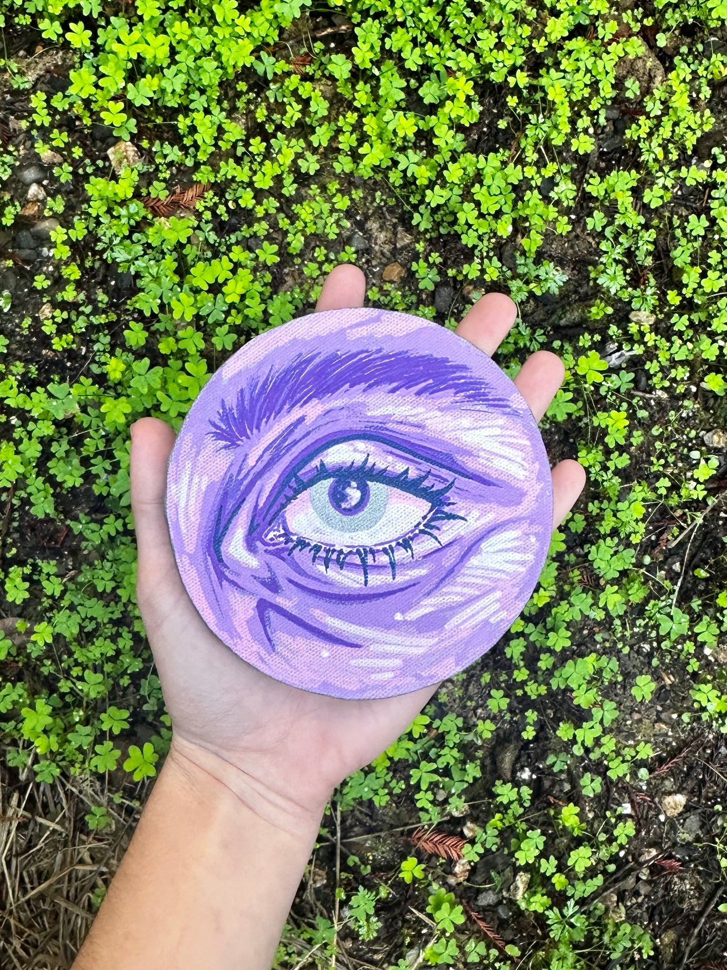 Purple Eye Painting