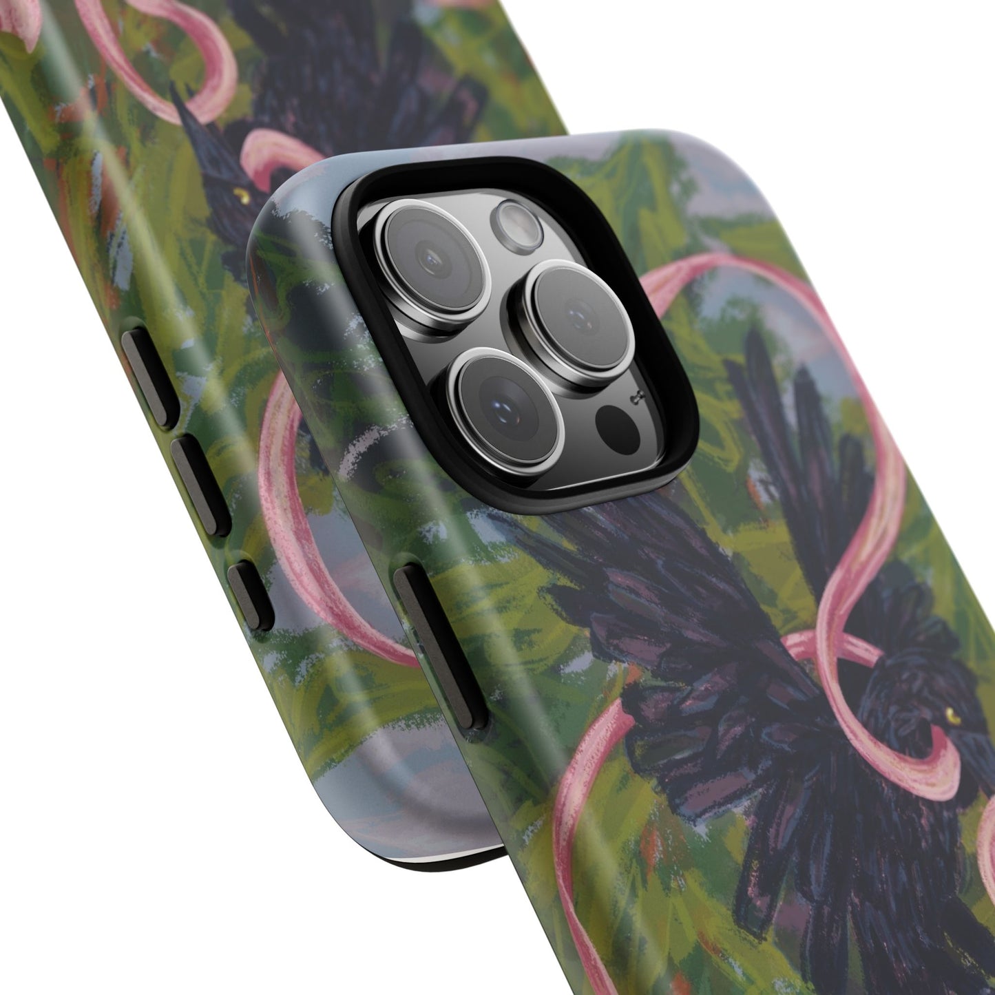 Ribbon Raven Tough Case