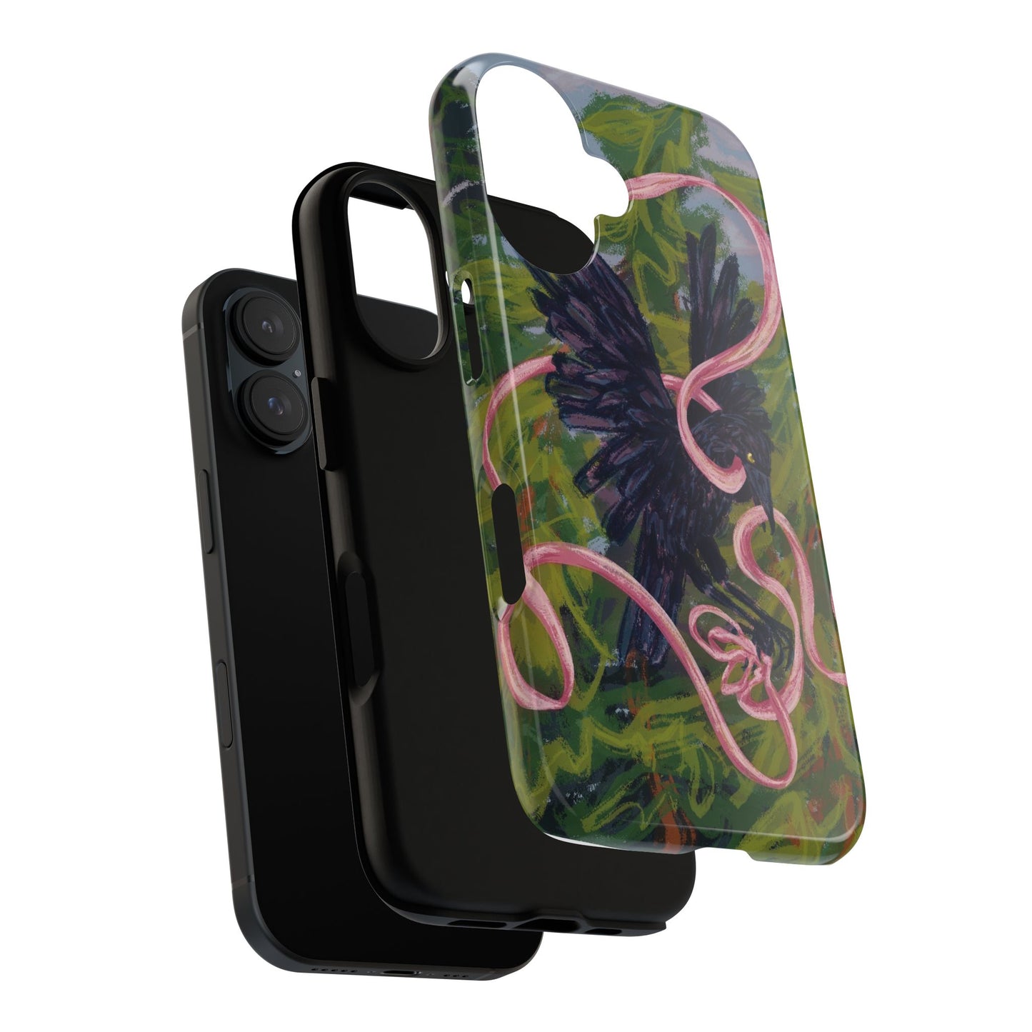 Ribbon Raven Tough Case
