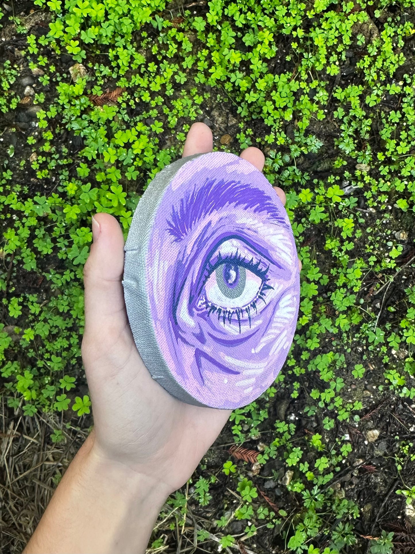 Purple Eye Painting