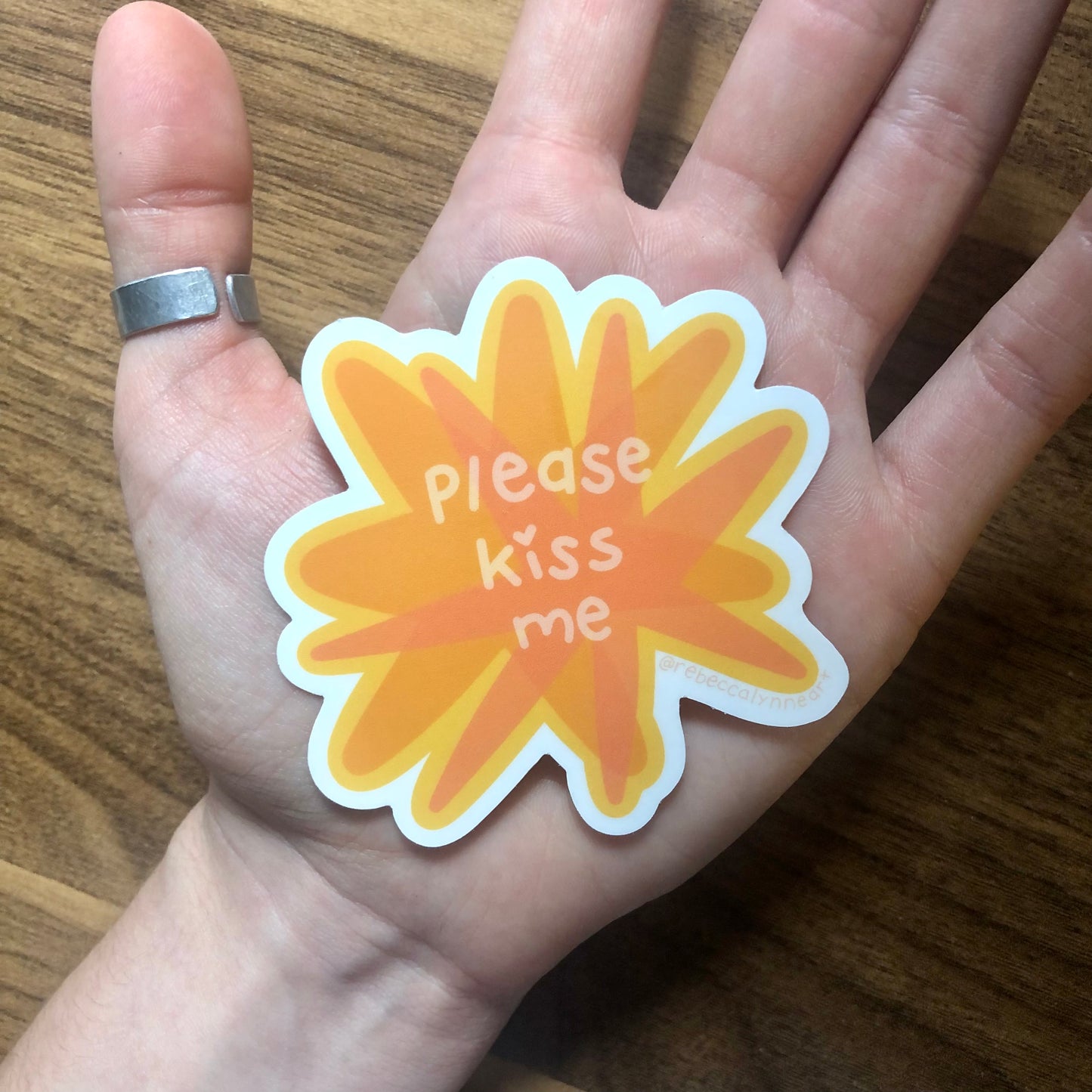 Please Kiss Me Sticker