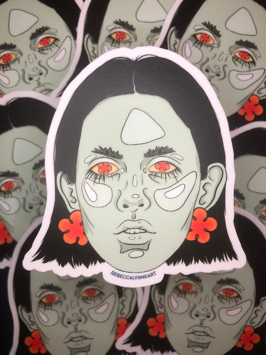Flower Femme Sticker