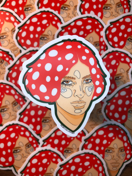 Mushroom Madame Sticker